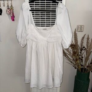 Abercrombie, poplin dress.